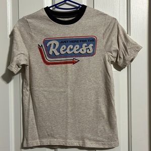 “Only here for Recess” shirt size 10